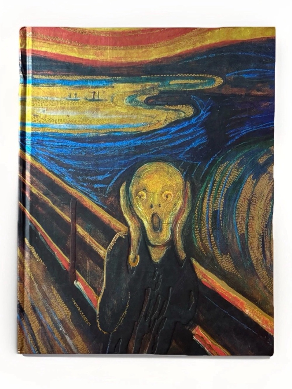 Flame Tree THE SCREAM Metallic Foiled Hardcover Embossed 144 Pages Sketch Book